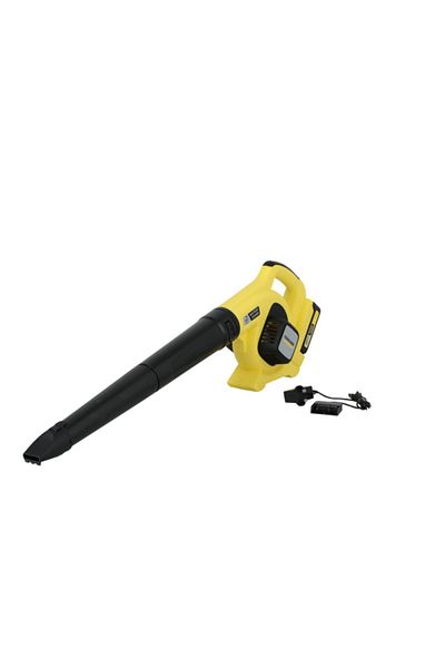 Karcher 18V 2-Battery Lightweight and Ergonomic Design Cordless Leaf Blower with Detachable Nozzle