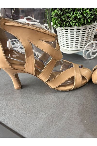 bitangosu 6 cm Heels Salsa, Bacata, Latin Dances Women's Shoes- Ankle Tie- Safe and Stylish