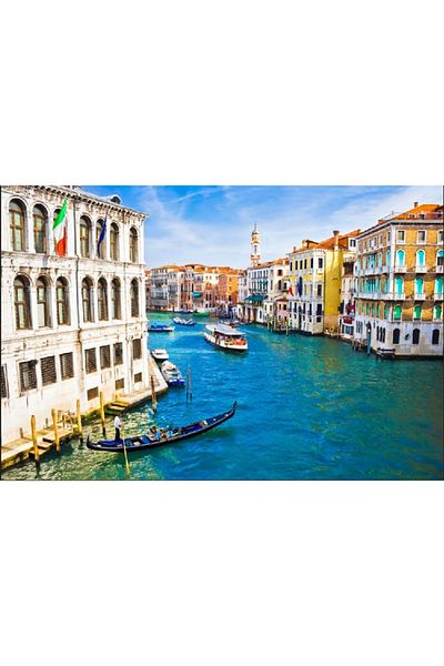 media Canvas painting Venice on the water, 60 x 40 cm