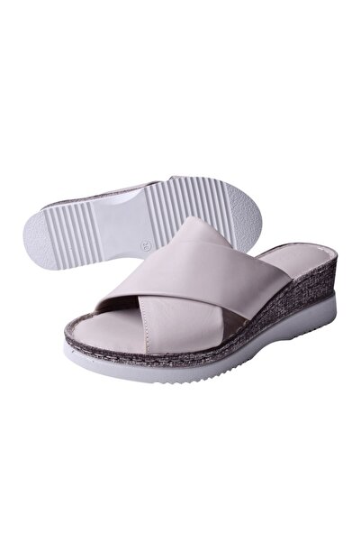 İskarpin Γυναικείες δερμάτινες παντόφλες Femi 488