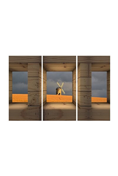 media Tablou multicanvas 3 piese Natura 14, 120 x 80 cm