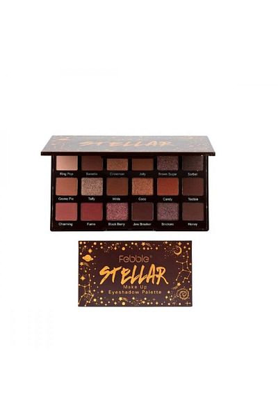 Febblaze Vibel Stellar Eyeshadow Palette 18 Chocolate
