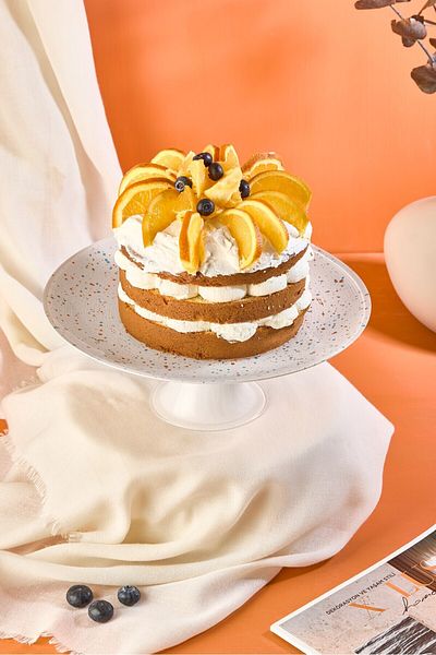 Lora Bianca Punti Pedestal Cake/Cake/Dessert Presentation Stand 28 cm