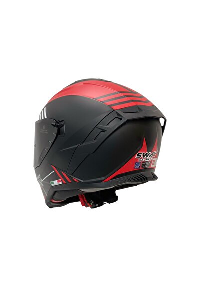 Sway SW 867 Blade Red Güneş Vizörlü Full Face Motosiklet Kaskı