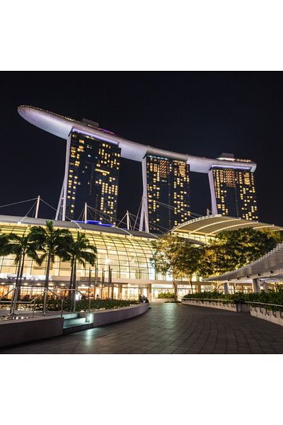 media Fototapet de perete autoadeziv si lavabil City70 Marina Bay Sands Singapore, 270 x 200 cm