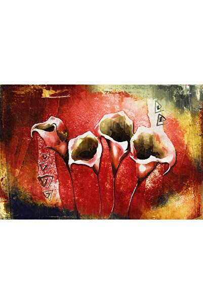 media Tablou canvas Flori, vintage, abstract, arta24, 45 x 30 cm