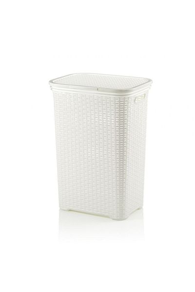 Kela Laundry basket BRASILIA 60 l white