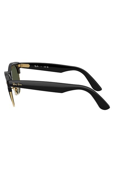 Ray-Ban Ray Ban Unisex Clubmaster Way Sunglasses- Rb 2341 - Lense Size:54mm - Black On Gold
