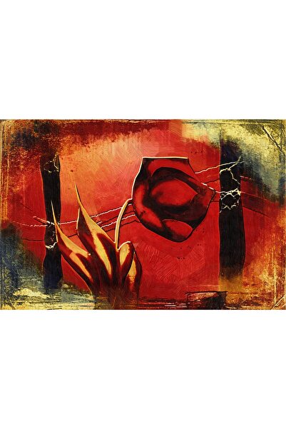 media Tablou canvas Flori, vintage, abstract, arta18, 105 x 70 cm