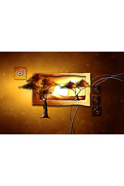 media Tablou canvas Africa retro vintage arta105, 90 x 60 cm