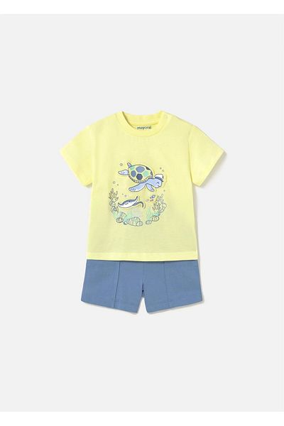 MAYORAL Baby Boy T-Shirt Shorts Set Yellow 1654