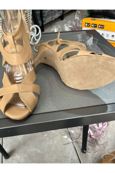 bitangosu 6 CM TOPUKLU SALSA, BACATA, LATİN DANSLARI KADIN AYAKKABISI- BİLEKTEN BAĞLI-GÜVENLİ VE ŞIK