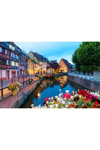 media Tablou canvas City56 Colmar Franta, 75 x 50 cm