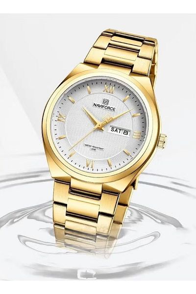 Naviforce Unisex Water Resistant Analog Luxury Watch Day and Date Edition