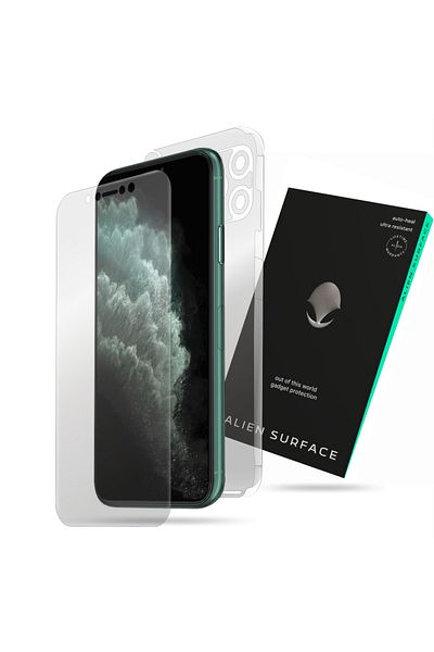 Alien Surface Renewable screen and back film compatible with Apple iPhone 11 Pro
