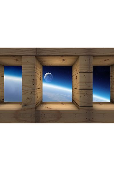 media Canvas painting Window to the universe, 90 x 60 cm