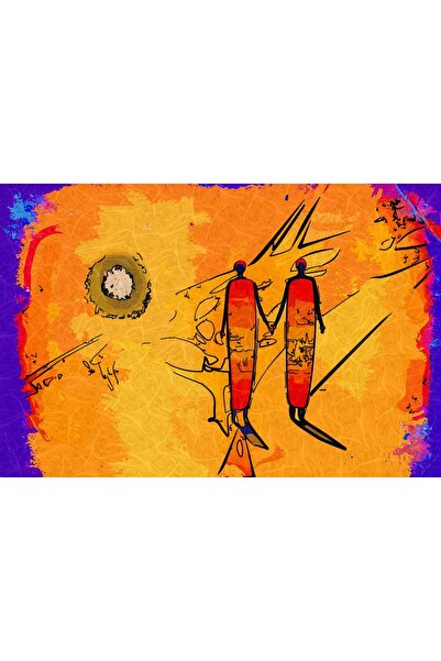 media Tablou canvas Africa retro vintage arta31, 75 x 50 cm