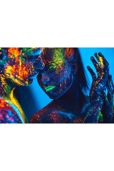 media Canvas painting Portrait10, 90 x 60 cm