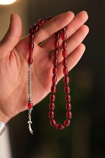 dergah tesbih Alexander Model Rosary - Amber Design