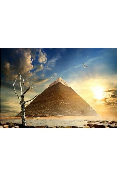 media Canvas painting Pyramids 5, 60 x 40 cm