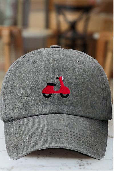 CAP BROS Scooter Embroidered Trouble Cap Hat