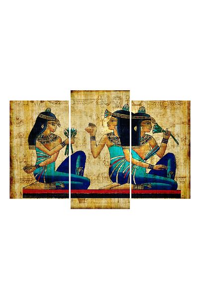 media Multicanvas painting 3 pieces Egypt 3, 120 x 85 cm