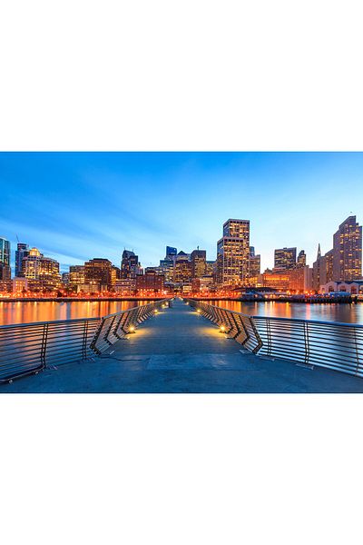 media Canvas painting Entrance to San Francisco, 75 x 50 cm