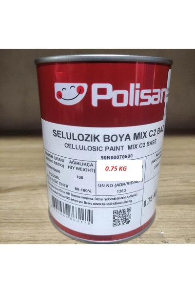 Polisan POLİSAN SELÜLOZİK KAHVE RENGİ KOD:8007 0.75 KG 1 ADET