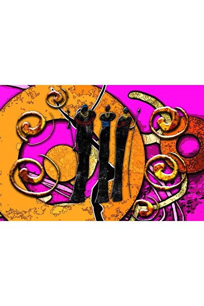 media Tablou canvas Africa retro vintage arta62, 105 x 70 cm