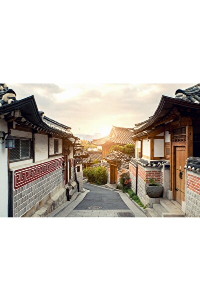media Tablou canvas City90 Seoul South Korea, 45 x 30 cm