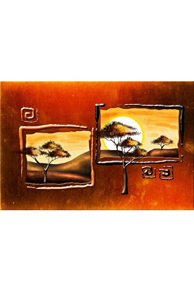 media Tablou canvas Africa retro vintage arta18, 75 x 50 cm