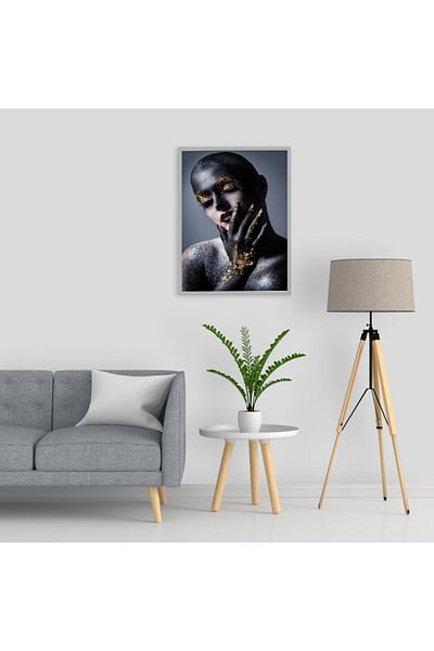 media Portrait25 canvas painting, 30 x 45 cm