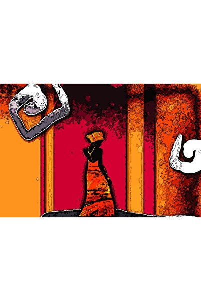 media Tablou canvas Africa retro vintage arta33, 75 x 50 cm