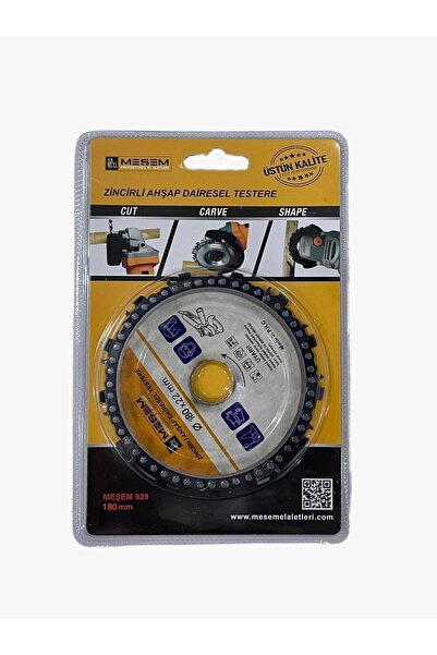 Meşem Zincirli Ahşap Dairesel Testere 180x22mm
