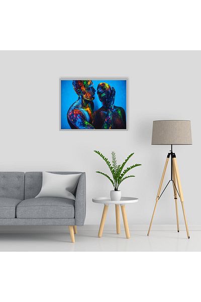 media Canvas painting Portrait11, 75 x 50 cm