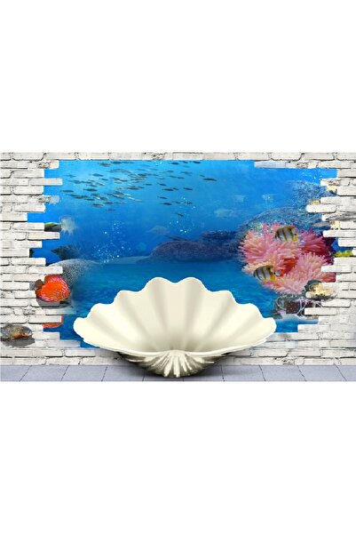 media Tablou canvas Scoica si oceanul, 45 x 30 cm