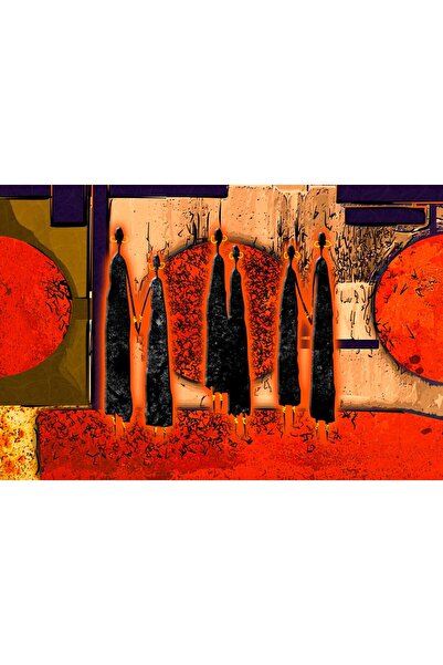 media Tablou canvas Africa retro vintage arta63, 60 x 40 cm