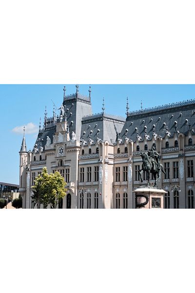 media Fototapet de perete autoadeziv si lavabil City76 Palatul culturii Iasi, 250 x 150 cm