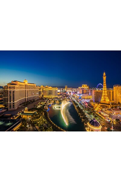 media City35 Las Vegas at night self-adhesive wallpaper, 270 x 200 cm