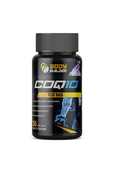 Body Builder CoQ10, 100 mg, 30 Veggie Capsules, Increases Energy Levels