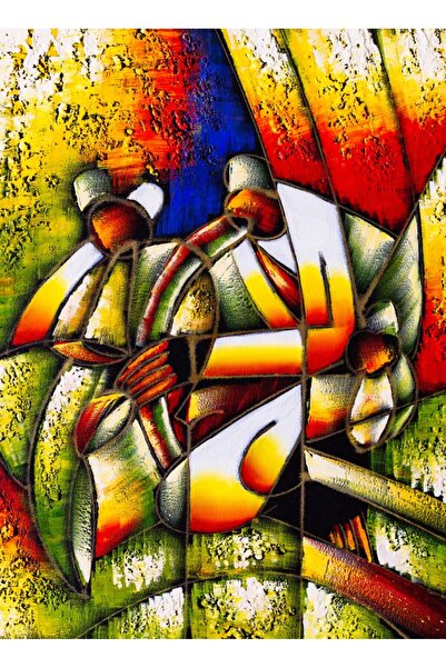 media Tablou canvas Oameni, abstract, pictura, 50 x 75 cm