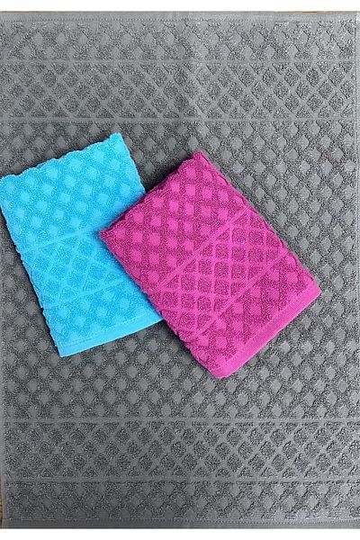 Lucy and Home Jacquard Cotton Jacquard 3-Piece Hand Towel 40X55Cm