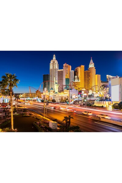 media Tablou canvas City66 Las Vegas, 75 x 50 cm