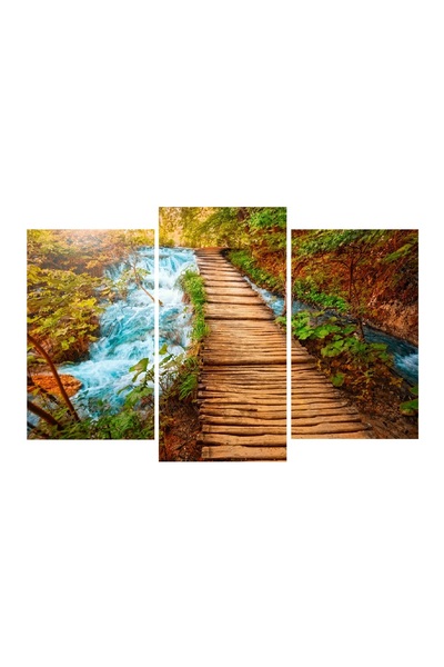 media Tablou multicanvas 3 piese Natura 11, 120 x 85 cm