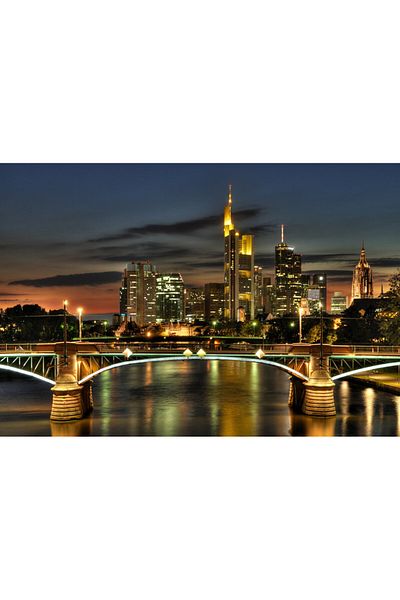 media Canvas painting Bridge over the river, 60 x 40 cm