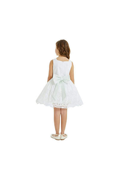 Pamina White Dress for Girls, Pamina, Clos type, 32200, 116 cm