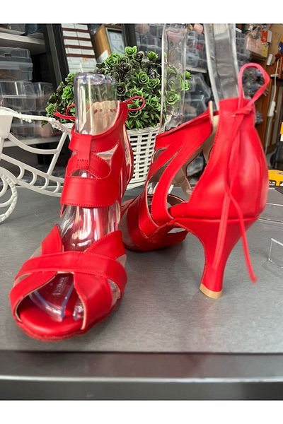 bitangosu 6 cm Heels Salsa, Bacata, Latin Dances Women's Shoes - Ankle Tie - Safe - Stylish -
