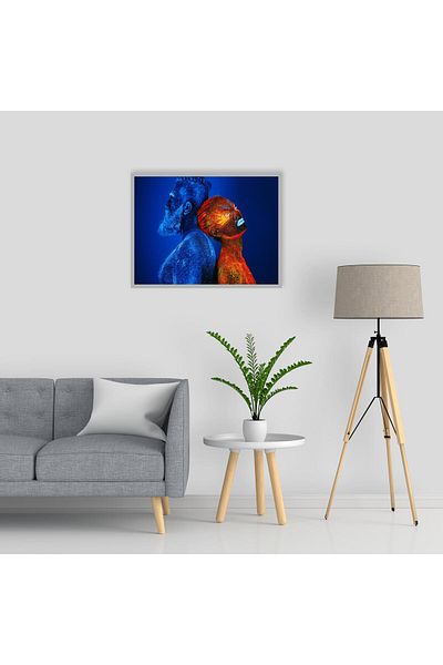 media Canvas painting Portrait13, 60 x 40 cm