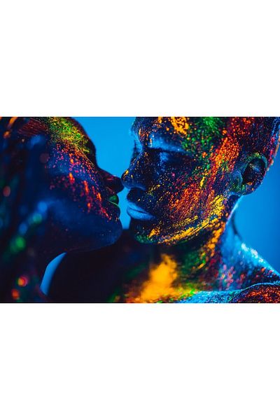 media Canvas painting Portrait6, 105 x 70 cm