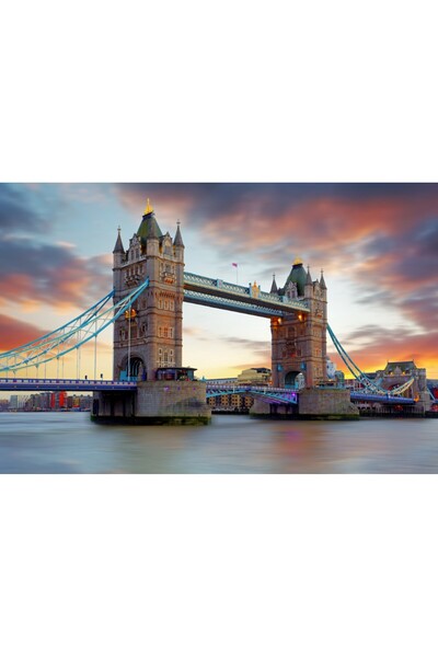 media Tablou canvas Turnurile podului Londrei, 45 x 30 cm